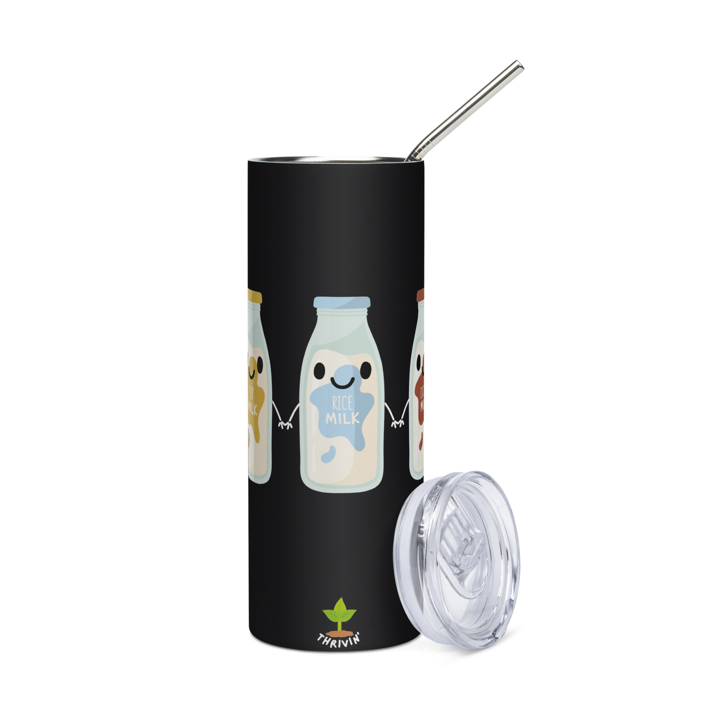Happy Milks Stainless Steel Tumbler