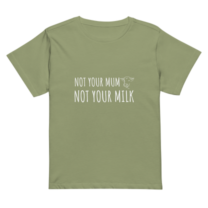 Not Your Milk High Waisted Tee