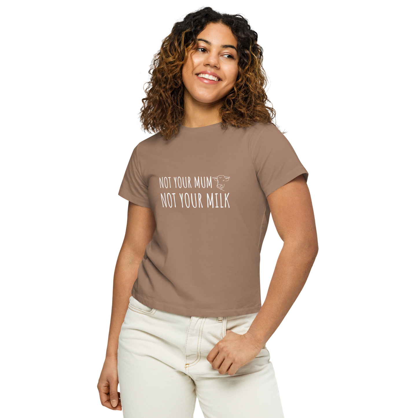 Not Your Milk High Waisted Tee