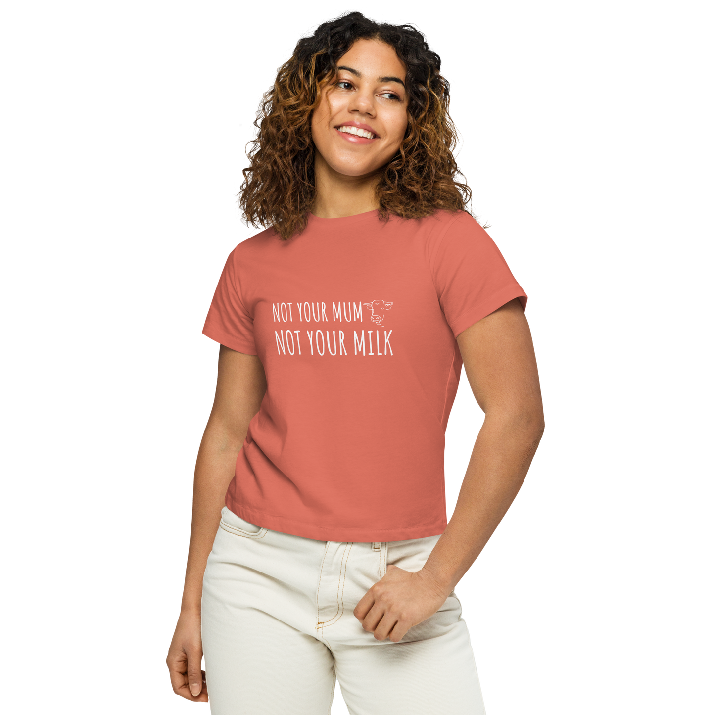Not Your Milk High Waisted Tee