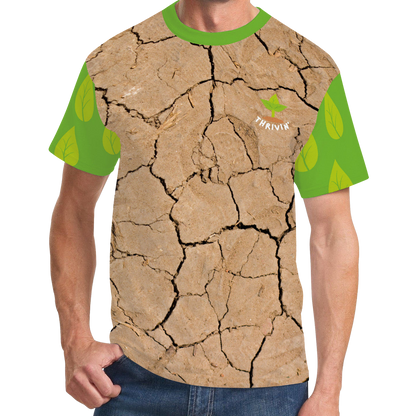 Thrivin' Cracks/Leaves Men’s Tee