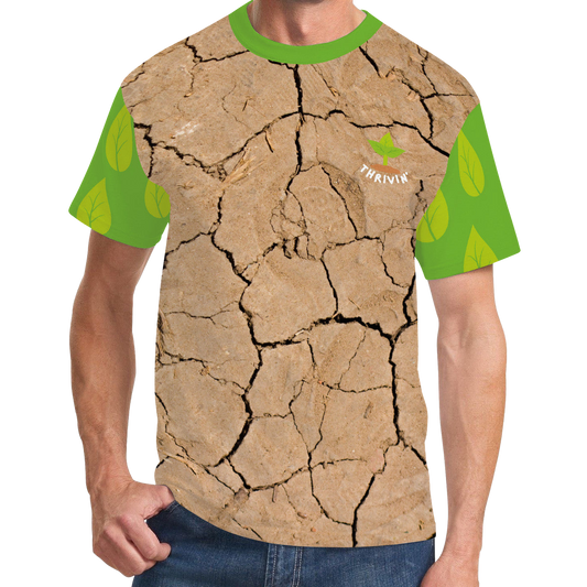 Thrivin' Cracks/Leaves Men’s Tee