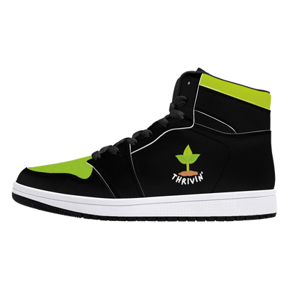 Thrivin' High-Top Kicks (Black/Green)