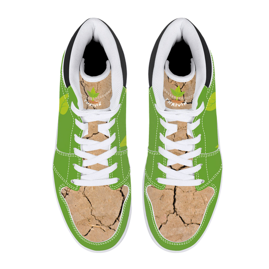 Thrivin' High-Top Kicks (Cracks/Leaves)