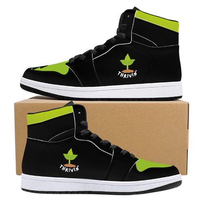 Thrivin' High-Top Kicks (Black/Green)