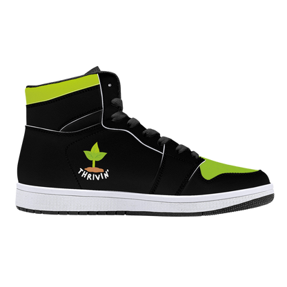 Thrivin' High-Top Kicks (Black/Green)