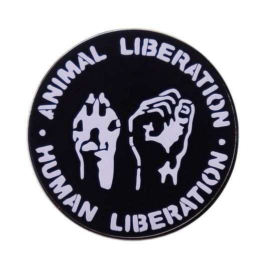 "Animal Liberation • Human Liberation" Enamel Pin