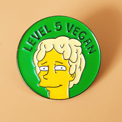 Level 5 Vegan Enamel Pin
