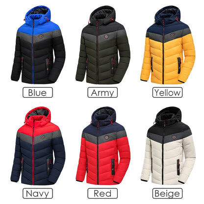 Mens Winter Warm Thick Waterproof Jacket