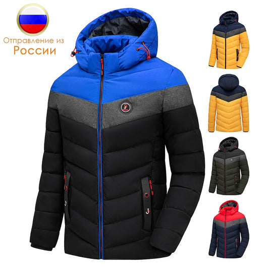 Mens Winter Warm Thick Waterproof Jacket