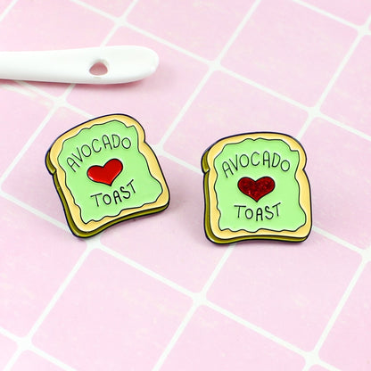 Avocado Toast Enamel Pins
