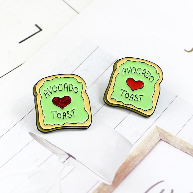 Avocado Toast Enamel Pins