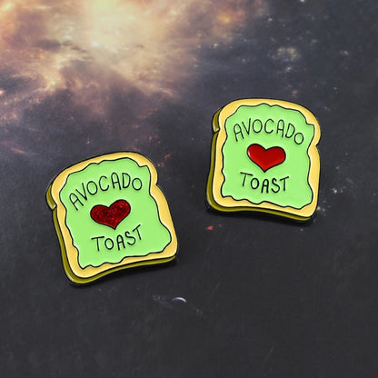 Avocado Toast Enamel Pins
