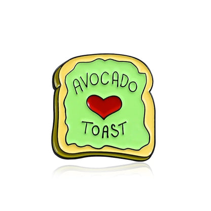Avocado Toast Enamel Pins