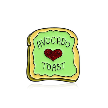 Avocado Toast Enamel Pins
