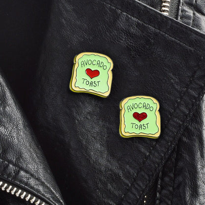 Avocado Toast Enamel Pins