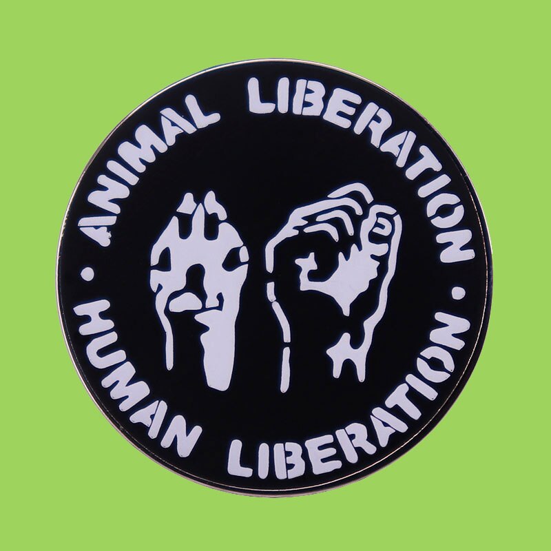 "Animal Liberation • Human Liberation" Enamel Pin
