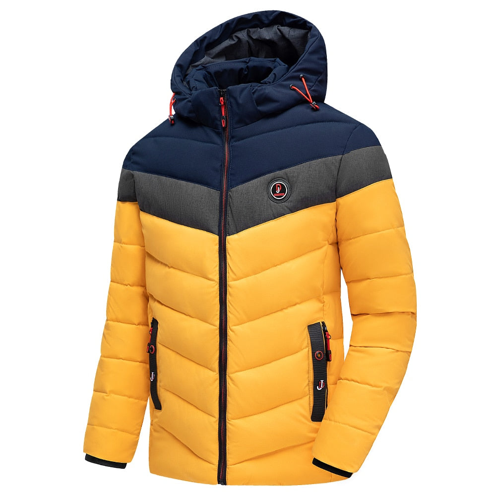 Mens Winter Warm Thick Waterproof Jacket