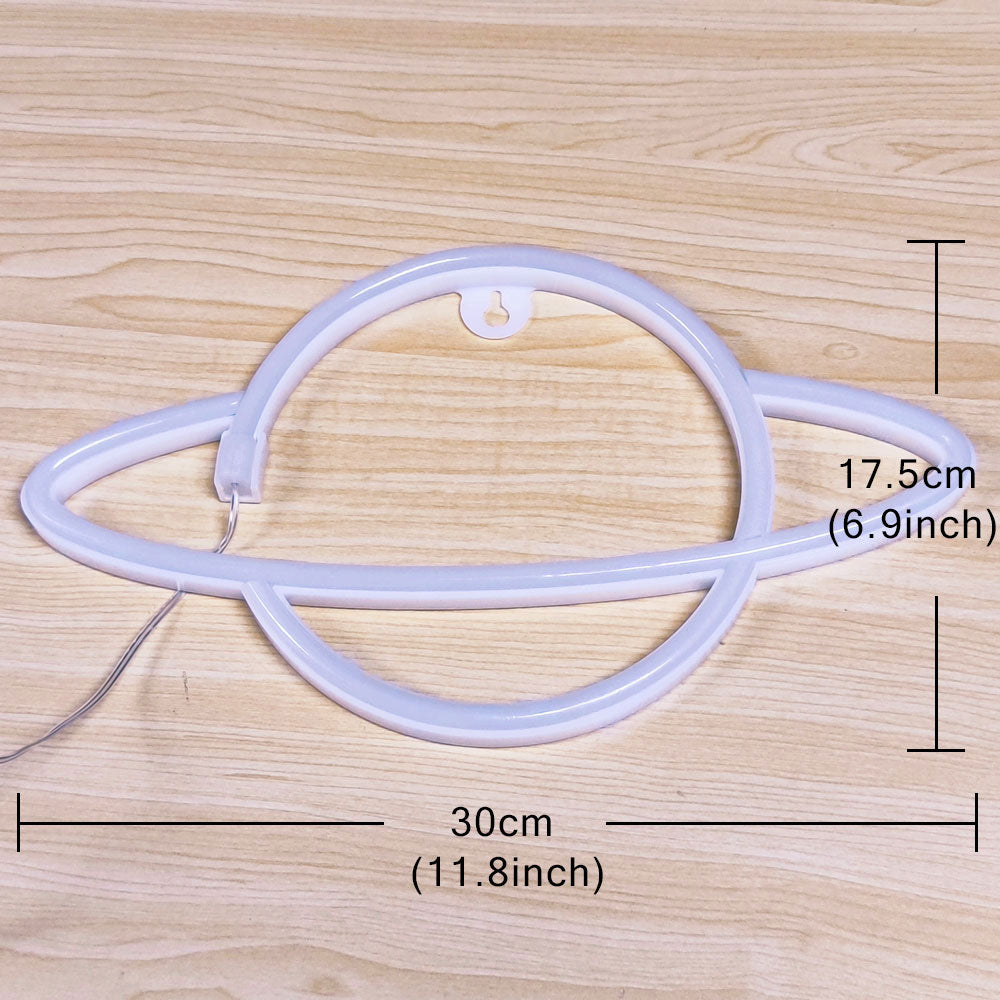 Planet LED Neon Lights Neon Light Sign Decor Lamp USB or Battery Powered