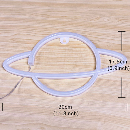 Planet LED Neon Lights Neon Light Sign Decor Lamp USB or Battery Powered