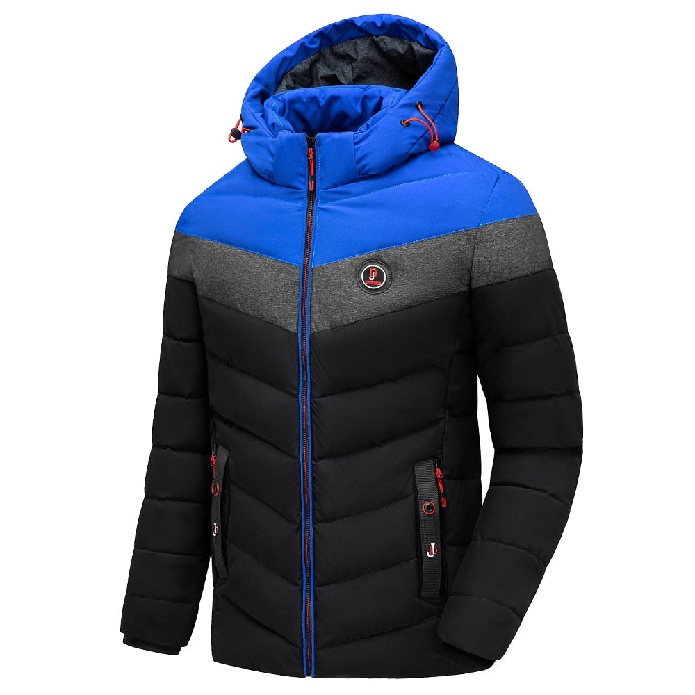 Mens Winter Warm Thick Waterproof Jacket