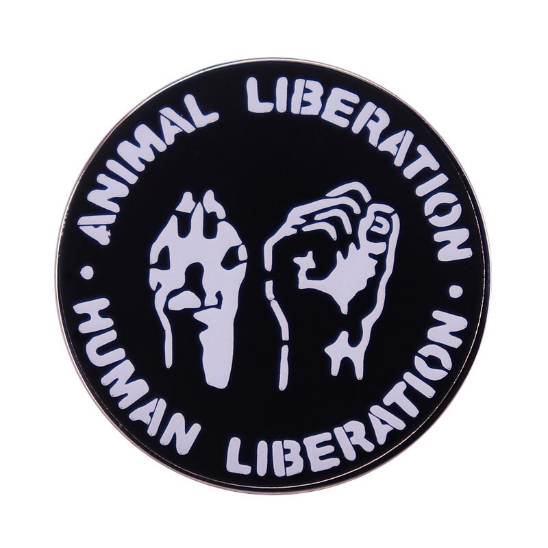 "Animal Liberation • Human Liberation" Enamel Pin