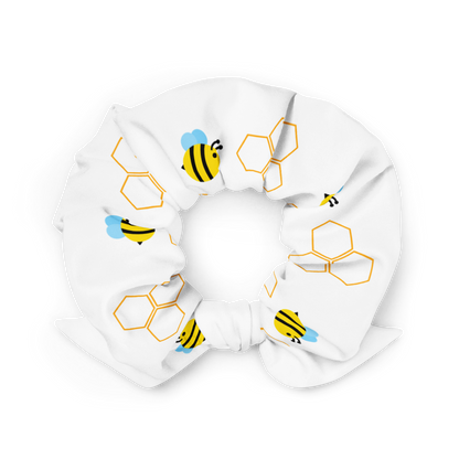 Save The Bees Recycled Scrunchie