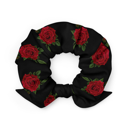 Roses Recycled Scrunchie