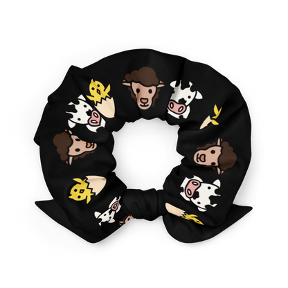 With Us Not For Us Recycled Scrunchie