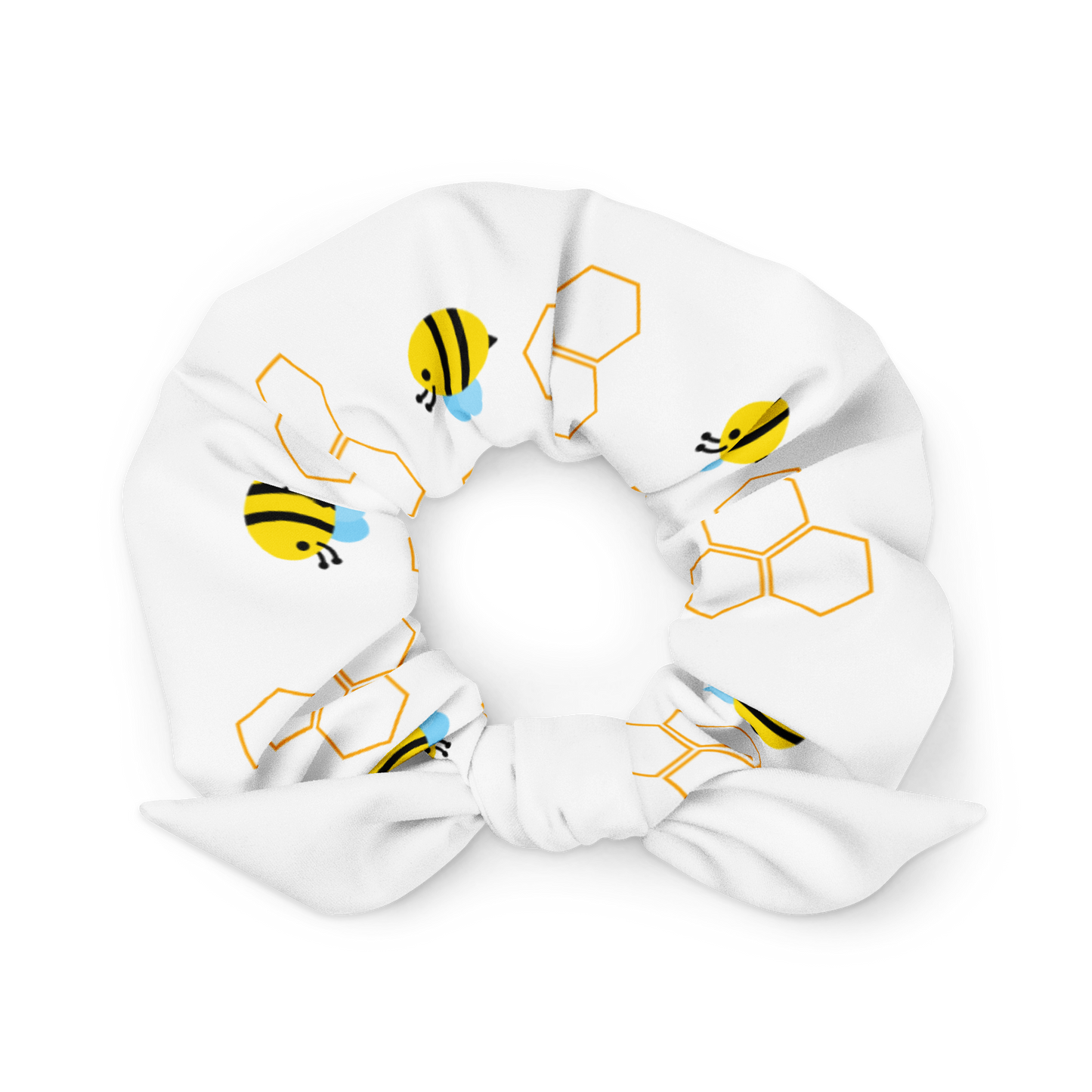 Save The Bees Recycled Scrunchie