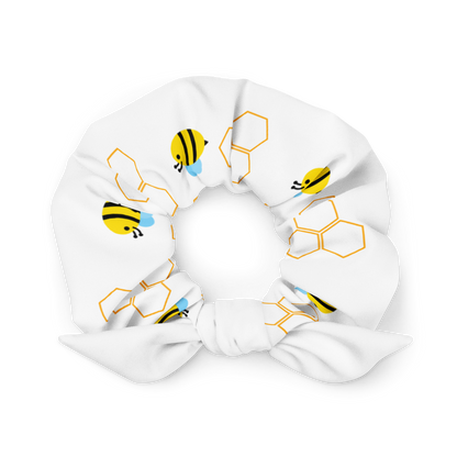 Save The Bees Recycled Scrunchie