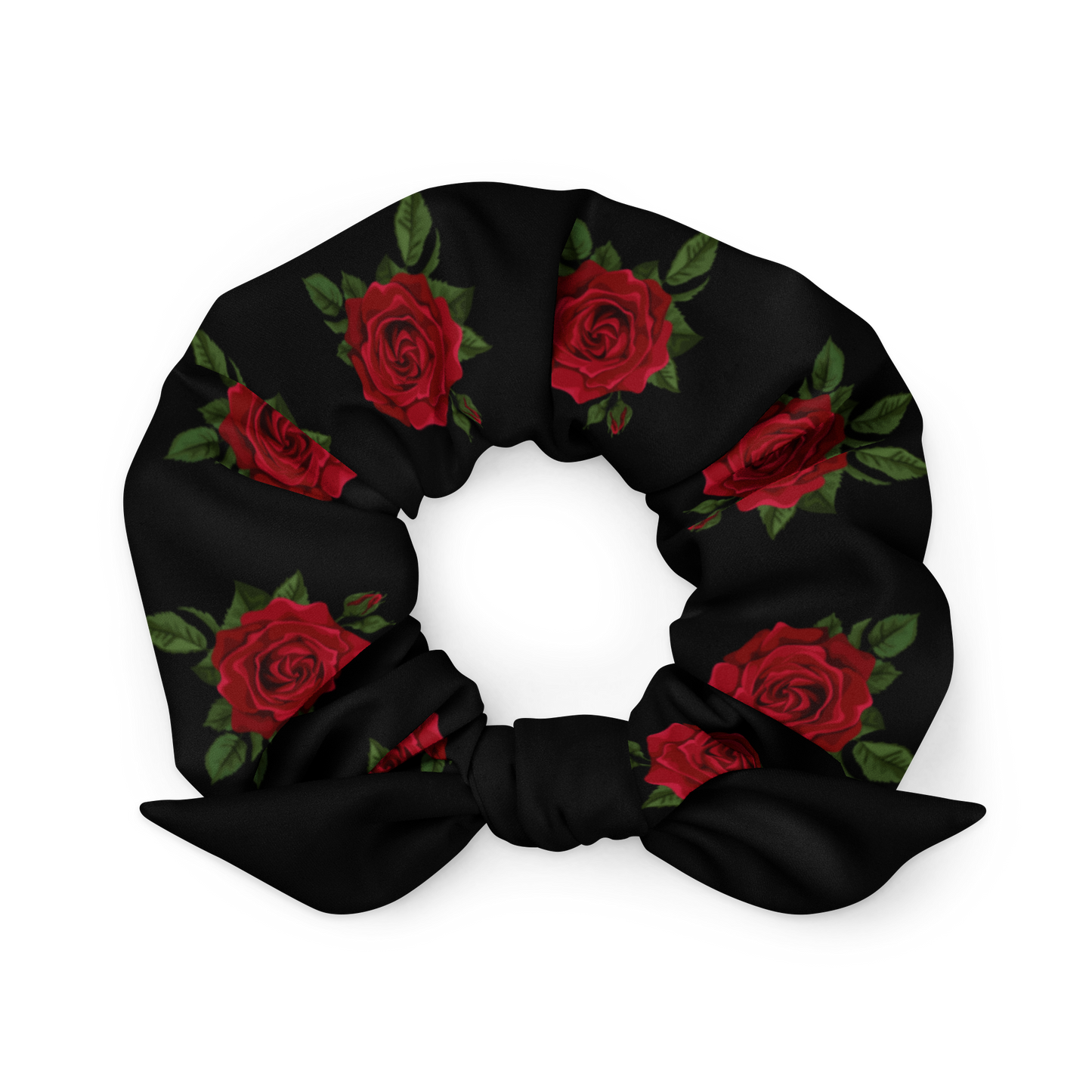 Roses Recycled Scrunchie