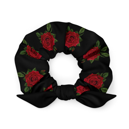 Roses Recycled Scrunchie