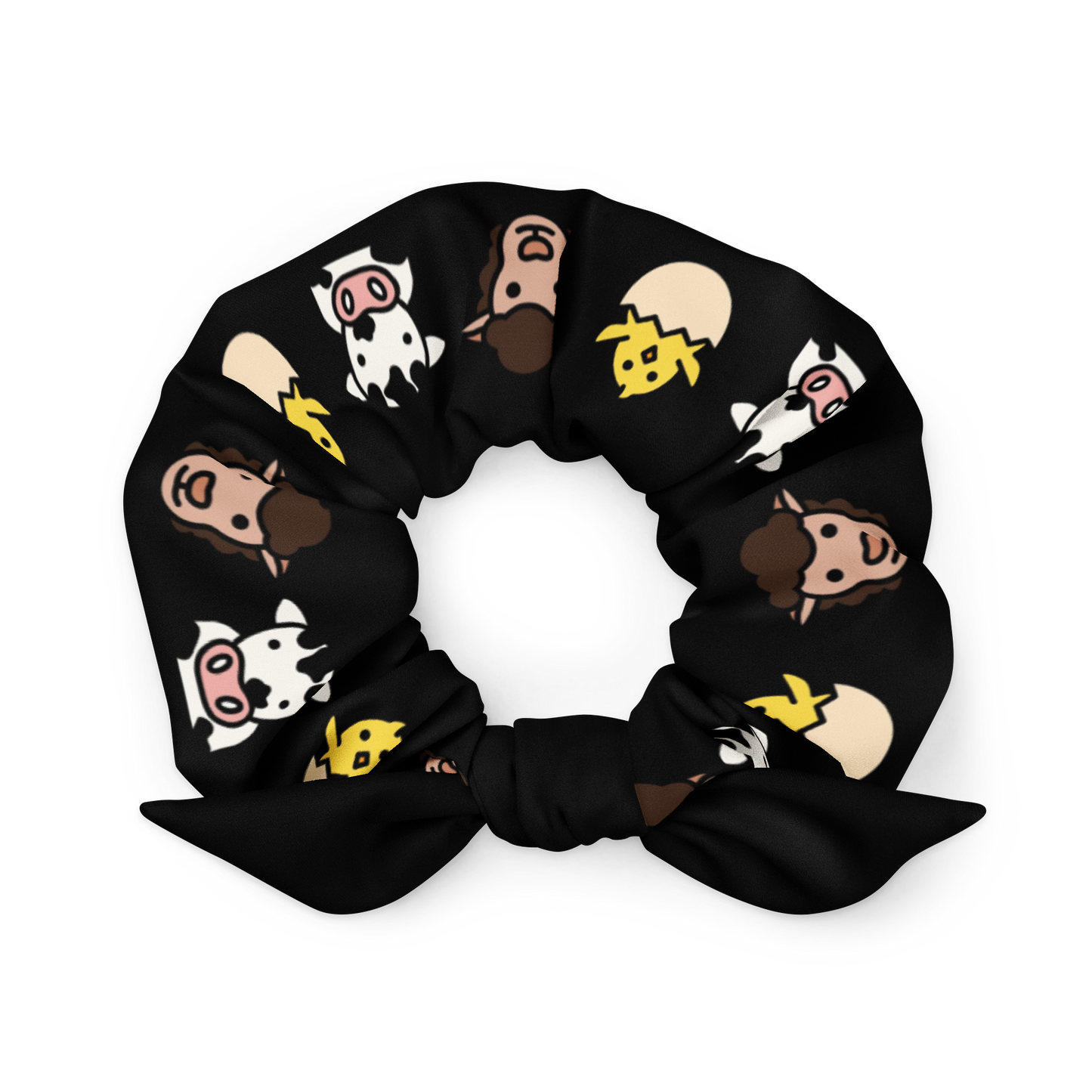 With Us Not For Us Recycled Scrunchie