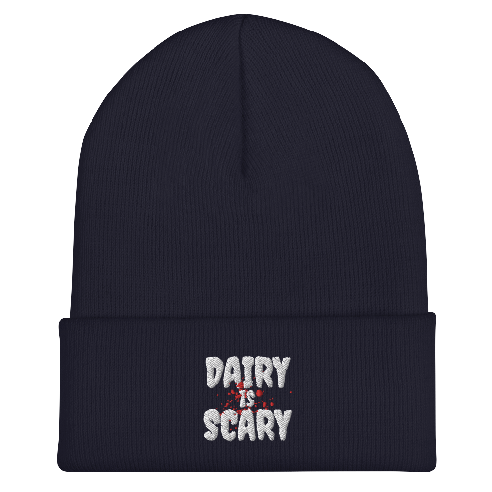 Dairy Is Scary Cuffed Beanie