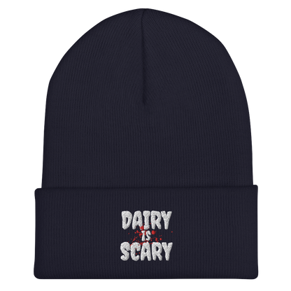 Dairy Is Scary Cuffed Beanie
