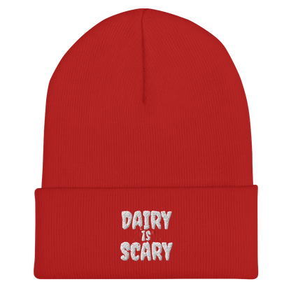 Dairy Is Scary Cuffed Beanie