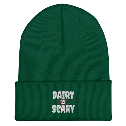 Dairy Is Scary Cuffed Beanie