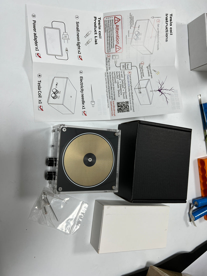 Multi-Function Tesla Music Tesla Coil Speaker, Wireless Transmission Lighting, Science And Education Experimental Products