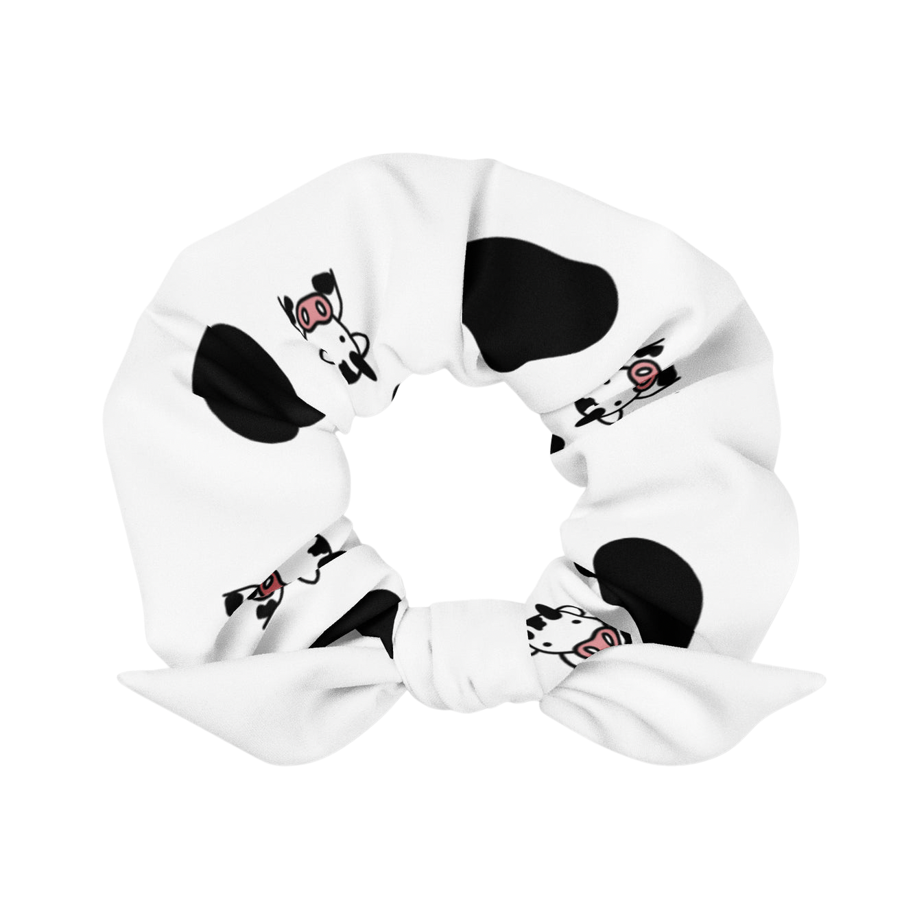 Moove Over Recycled Scrunchie