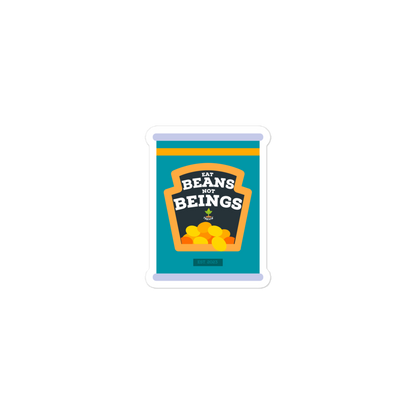 Bubble-free Eat Beans Stickers