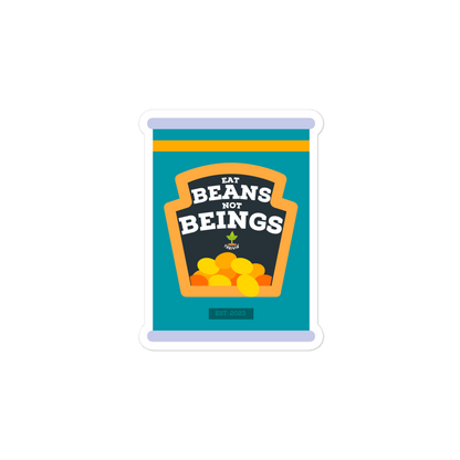 Bubble-free Eat Beans Stickers