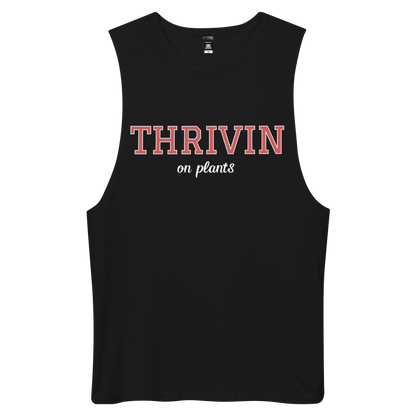 Thrivin Varsity Drop Arm Tank Top
