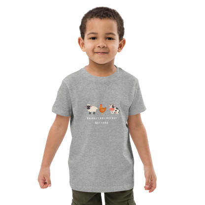 Animals Are Friends Organic Cotton Kids Tee