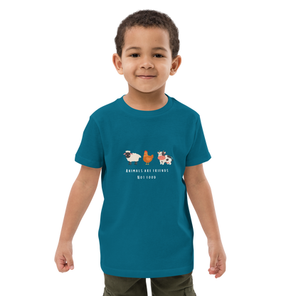 Animals Are Friends Organic Cotton Kids Tee