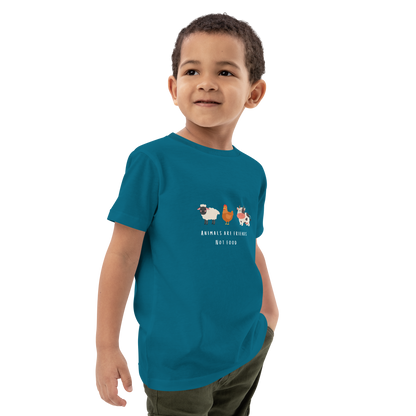 Animals Are Friends Organic Cotton Kids Tee