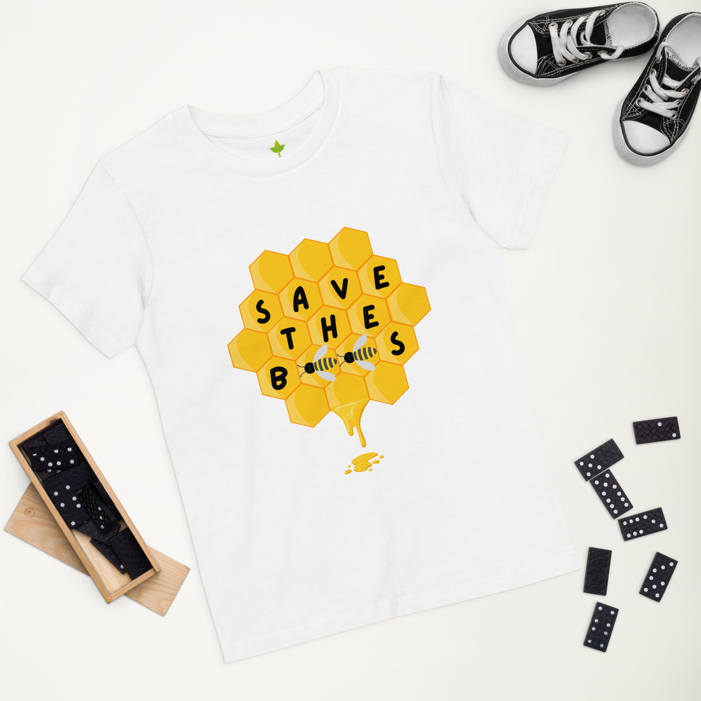 Save The Bees Organic Cotton Kids Tee