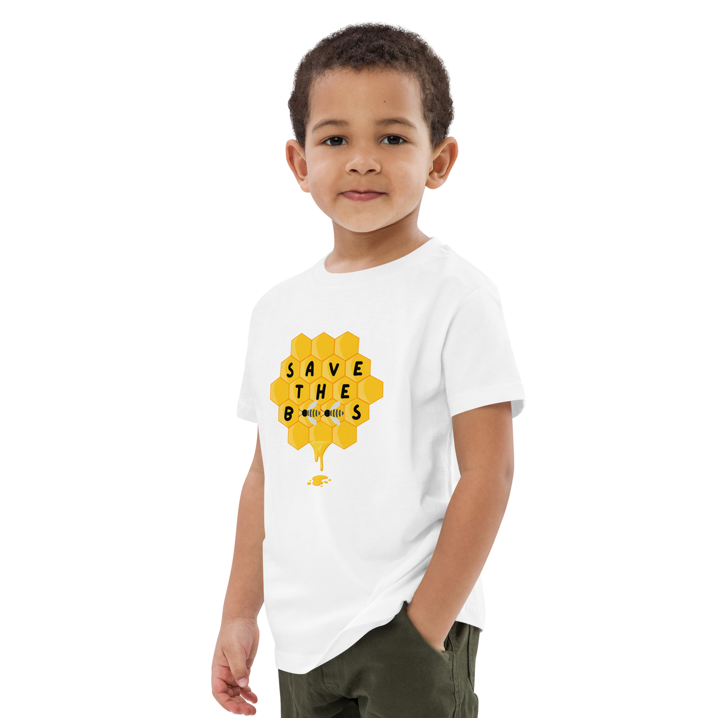 Save The Bees Organic Cotton Kids Tee