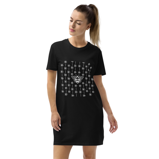 Save The Bees Organic Cotton T-shirt Dress