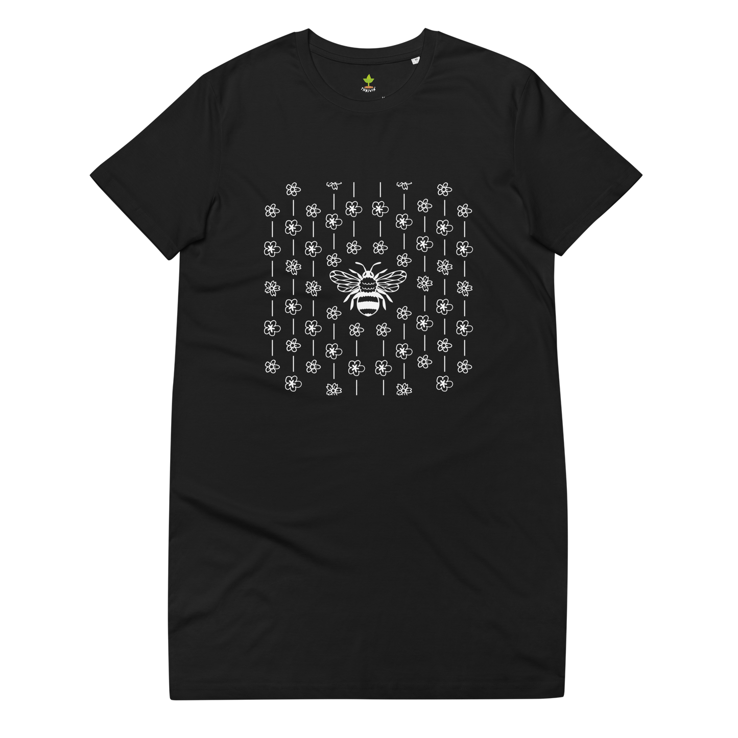 Save The Bees Organic Cotton T-shirt Dress